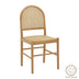 Scaun Alessia lemn Natural de fag- ratan Natural 43x40x89 cm