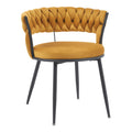Scaun Alkia Galben 60x57x68 cm