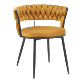 Scaun Alkia Galben 60x57x68 cm