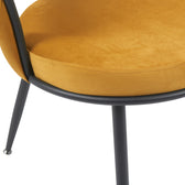 Scaun Alkia, Galben, 60x57x68 cm, foto produs 7