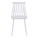 Scaun Aurora I, polipropilena si metal, 43x38x79 cm - Alb