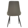 Scaun Azori catifea Gri, inchis, 49x55x85 cm, foto produs