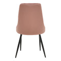 Scaun Azori catifea mar putred, Roz, 49x55x85 cm, foto produs