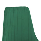 Scaun Azori by, tesatura catifea bej, natur, 49x55x85 cm - Verde