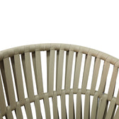 Scaun balansoar aluminiu maro, cu perna, 57x60x78 cm, foto produs 6