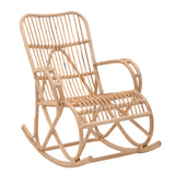 Scaun balansoar Cormeny Natural ratan, 108x71x103 cm