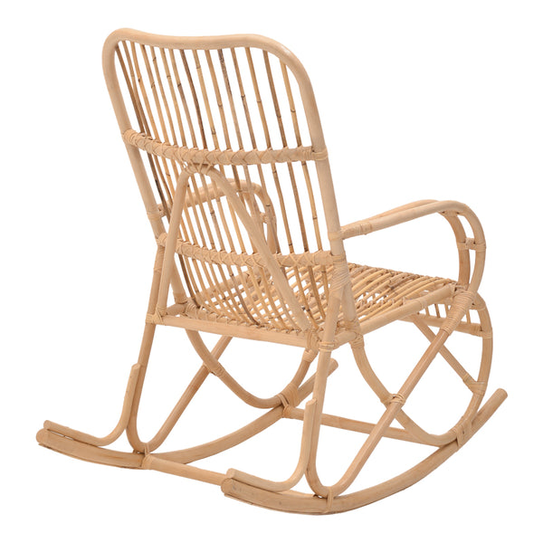 Scaun balansoar Cormeny Natural ratan, 108x71x103 cm