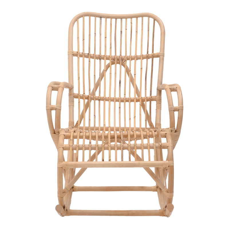 Scaun balansoar Cormeny Natural ratan, 108x71x103 cm
