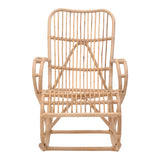 Scaun balansoar Cormeny Natural ratan, 108x71x103 cm