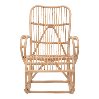 Scaun balansoar Cormeny Natural ratan, 108x71x103 cm, perspectiva suplimentara