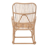 Scaun balansoar Cormeny Natural ratan, 108x71x103 cm