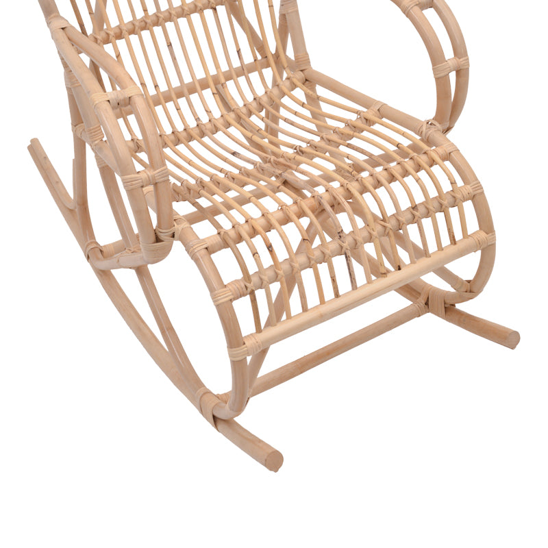 Scaun balansoar Cormeny Natural ratan, 108x71x103 cm