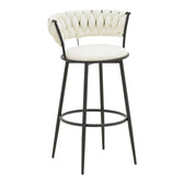 Scaun bar Alkia, Bej, 50x56x95 cm, imagine suplimentara