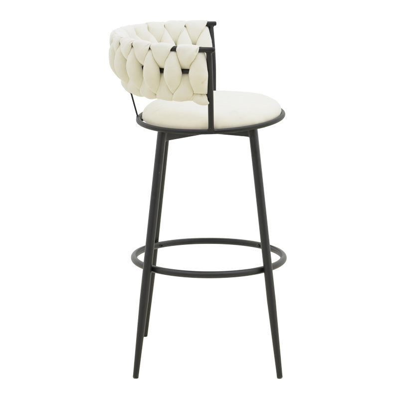 Scaun bar Alkia, Bej, 50x56x95 cm, perspectiva suplimentara
