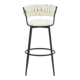 Scaun bar Alkia, Bej, 50x56x95 cm