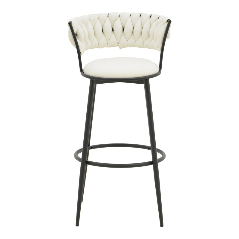 Scaun bar Alkia, Bej, 50x56x95 cm, foto produs
