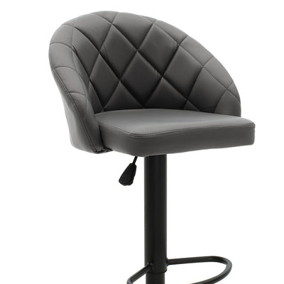 Scaun bar Balina, inaltime ajustabila, negru, 52x53x89 cm, detaliu produs
