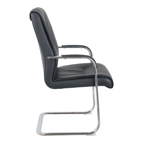 Scaun Biani, Negru, 58x70x101 cm