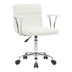 Scaun birou Buleco pu alb 56x46x74-86cm