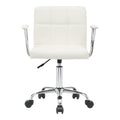 Scaun birou Buleco pu, alb, 56x46x74-86 cm, perspectiva suplimentara
