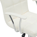 Scaun birou Buleco pu, alb, 56x46x74-86 cm, foto produs 7