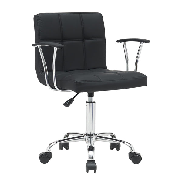 Scaun birou Buleco pu, negru, 56x46x74-86 cm