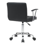 Scaun birou Buleco pu, negru, 56x46x74-86 cm