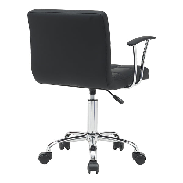 Scaun birou Buleco pu, negru, 56x46x74-86 cm