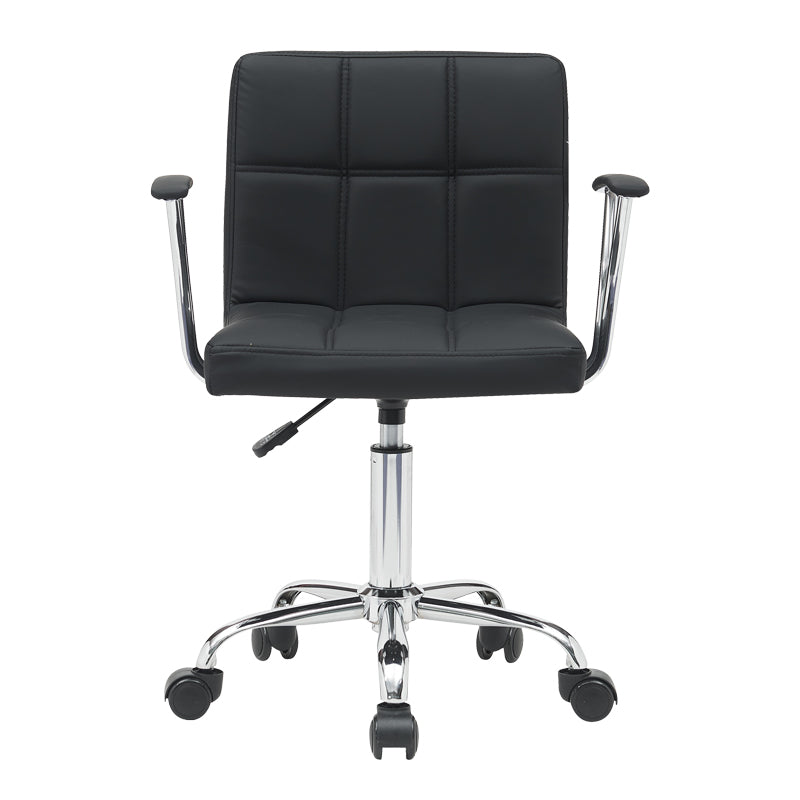 Scaun birou Buleco pu, negru, 56x46x74-86 cm