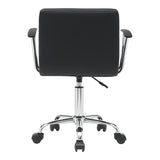 Scaun birou Buleco pu, negru, 56x46x74-86 cm