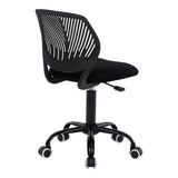 Scaun birou copii Kador, Negru, 52x52x72-94 cm
