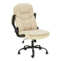 Scaun birou directorial cu funcție ergo Stellar, Bej-Ecru, Bej, 70x77x110-119 cm, detaliu produs