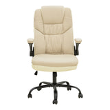 Scaun birou directorial cu funcție ergo Stellar, Bej-Ecru, Bej, 70x77x110-119 cm