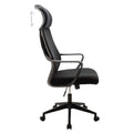 Scaun birou Dolphin cu material textil, Negru, 64x65x118-126 cm, detaliu produs