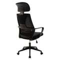 Scaun birou Dolphin cu material textil, Negru, 64x65x118-126 cm, perspectiva suplimentara