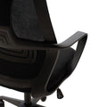 Scaun birou Dolphin cu material textil, Negru, 64x65x118-126 cm, foto produs 8