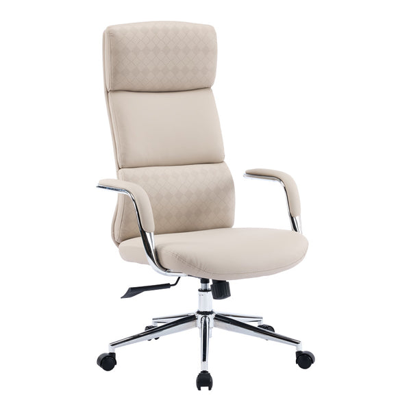 Scaun birou ergonomic Bendona, Bej, 71x78x119-127 cm