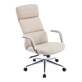 Scaun birou ergonomic Bendona, Bej, 71x78x119-127 cm