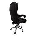 Scaun birou ergonomic cu suport picioare Worko, Piele ecologică, Negru, 66x62x113-121 cm, imagine suplimentara
