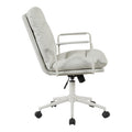 Scaun birou ergonomic Kreno, Textil, gri, 56x67x89-97 cm, perspectiva suplimentara