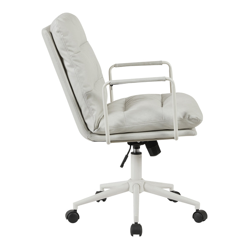 Scaun birou ergonomic Kreno, Textil, gri, 56x67x89-97 cm