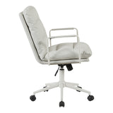 Scaun birou ergonomic Kreno, Textil, gri, 56x67x89-97 cm