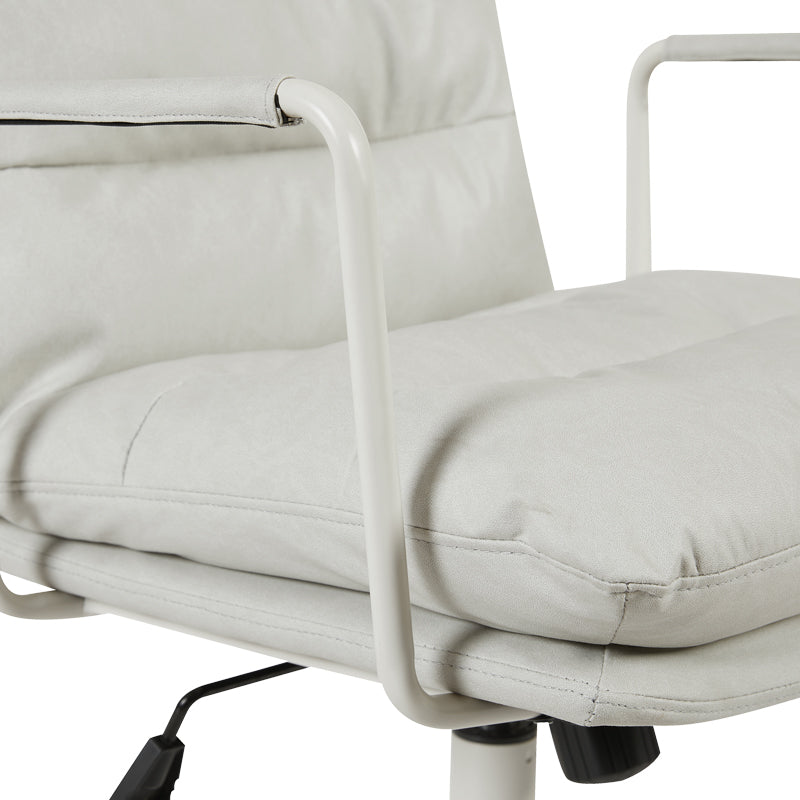 Scaun birou ergonomic Kreno, Textil, gri, 56x67x89-97 cm