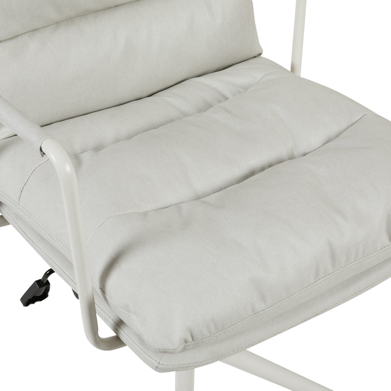 Scaun birou ergonomic Kreno, Textil, gri, 56x67x89-97 cm