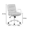 Scaun birou ergonomic Kreno, Textil, gri, 56x67x89-97 cm, foto produs 10