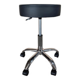 Scaun birou/lucru cu roti Tebere, Negru, 35x35x45-57 cm