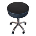 Scaun birou/lucru cu roti Tebere, Negru, 35x35x45-57 cm, imagine suplimentara