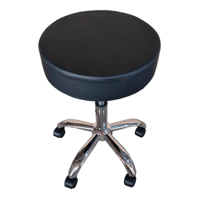 Scaun birou/lucru cu roti Tebere, Negru, 35x35x45-57 cm, imagine suplimentara