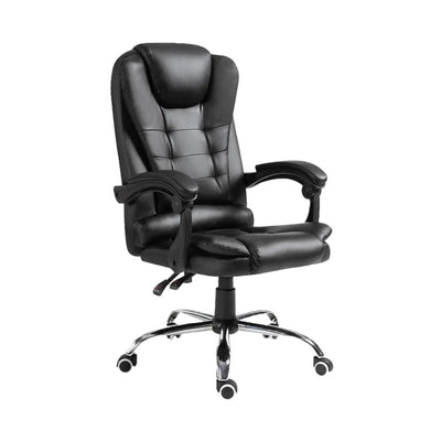 Scaun birou manager Benett negru pu 62x48x110cm