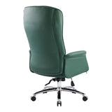 Scaun de birou managerial Kaline, piele PU, 69x79x123 cm - Verde